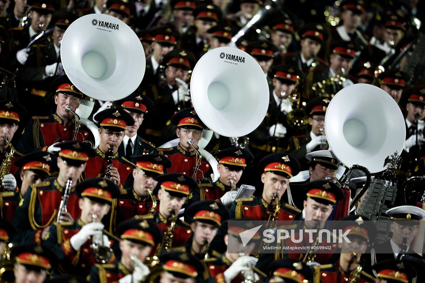 Closing ceremony of 2015 International Military Music Festival 'Spasskaya Tower'