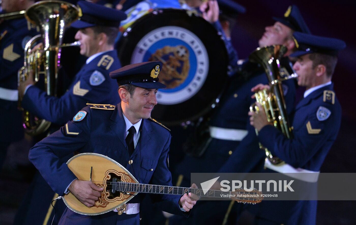 Closing ceremony of 2015 International Military Music Festival 'Spasskaya Tower'