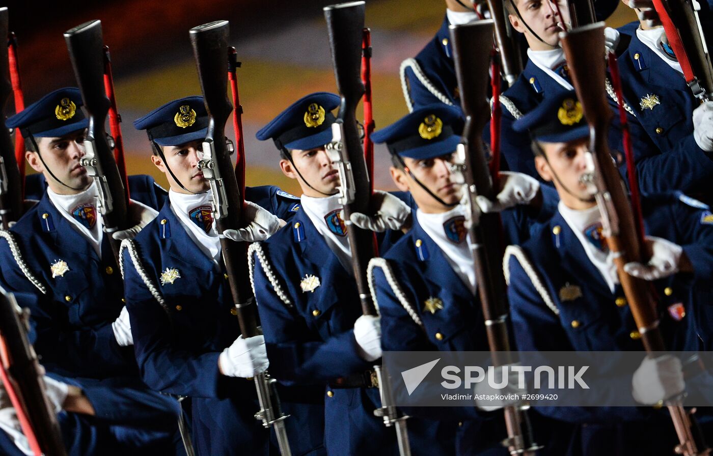 Closing ceremony of 2015 International Military Music Festival 'Spasskaya Tower'