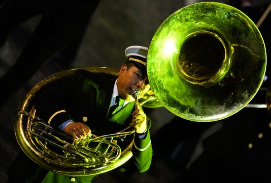 Closing ceremony of 2015 International Military Music Festival 'Spasskaya Tower'