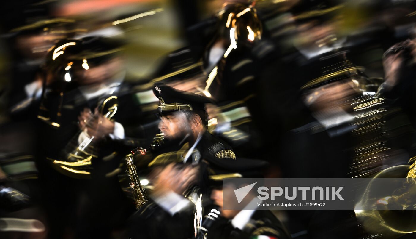 Closing ceremony of 2015 International Military Music Festival 'Spasskaya Tower'