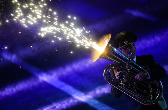 Closing ceremony of 2015 International Military Music Festival 'Spasskaya Tower'