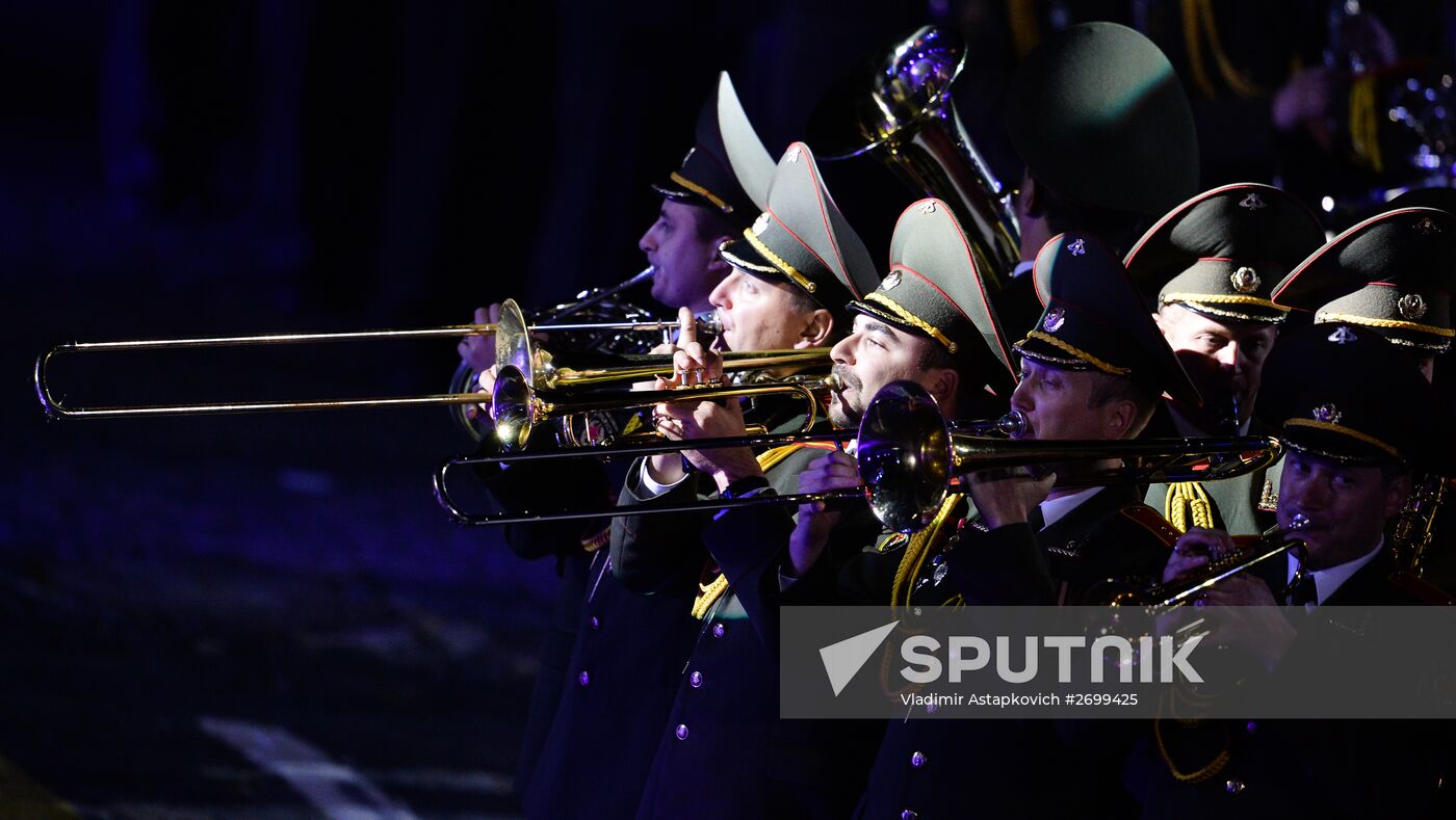 Closing ceremony of 2015 International Military Music Festival 'Spasskaya Tower'