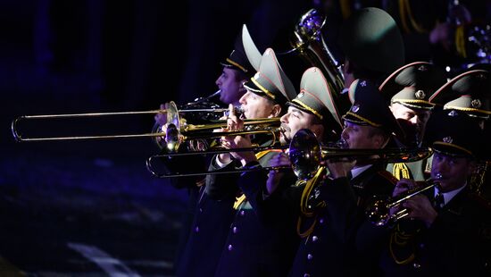 Closing ceremony of 2015 International Military Music Festival 'Spasskaya Tower'