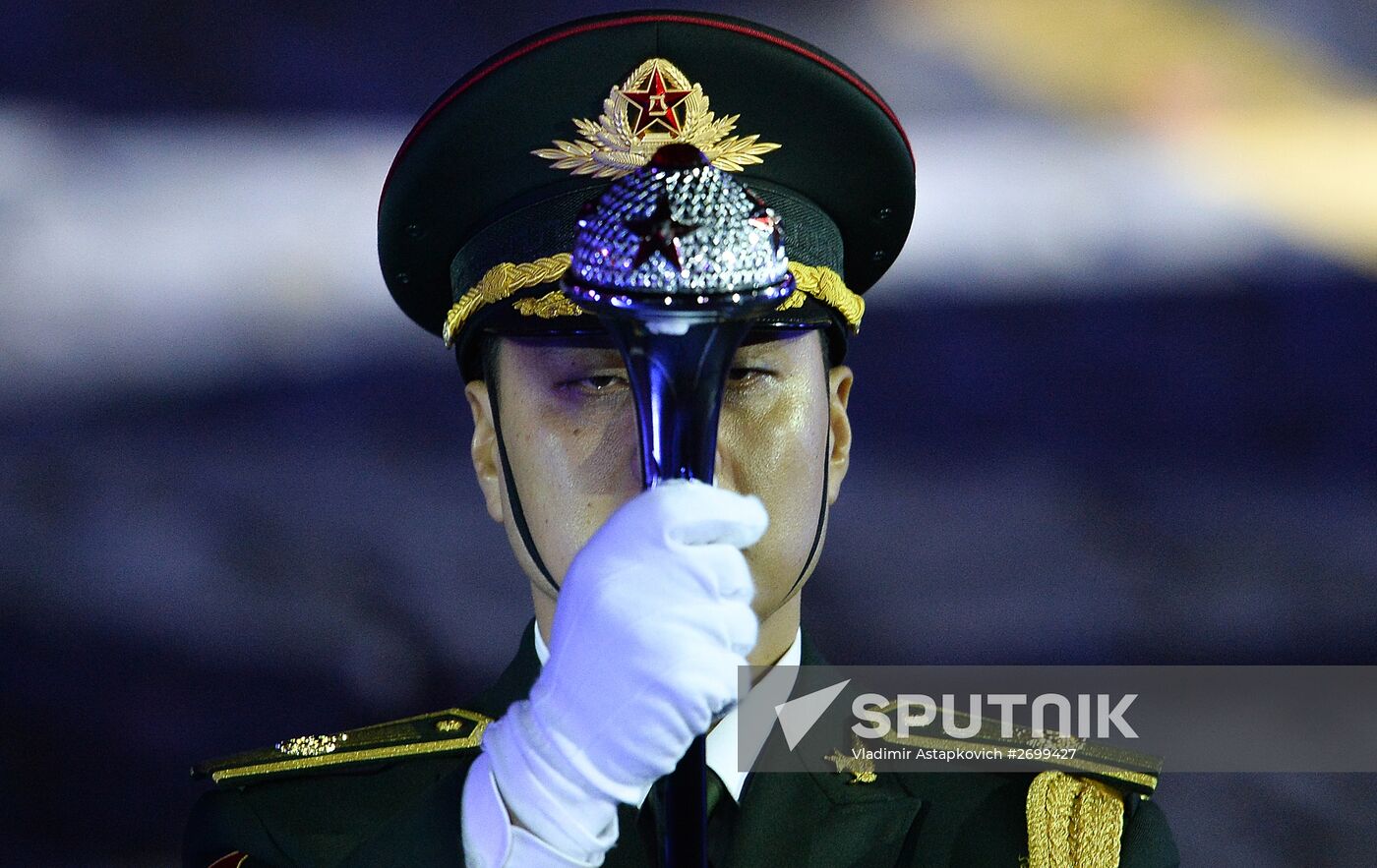 Closing ceremony of 2015 International Military Music Festival 'Spasskaya Tower'