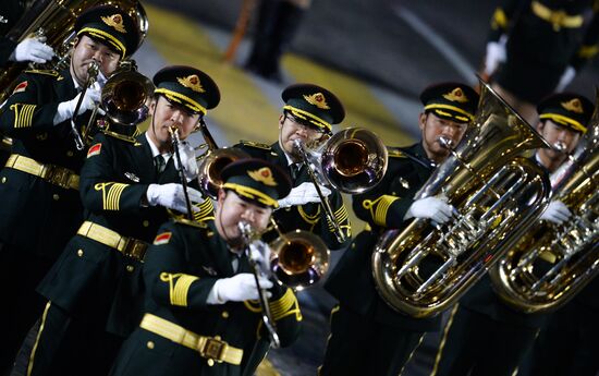Closing ceremony of 2015 International Military Music Festival 'Spasskaya Tower'
