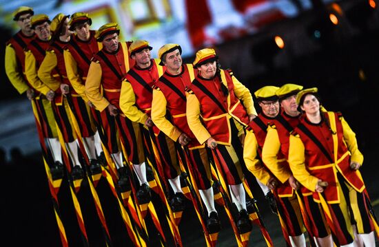 Closing ceremony of 2015 International Military Music Festival 'Spasskaya Tower'