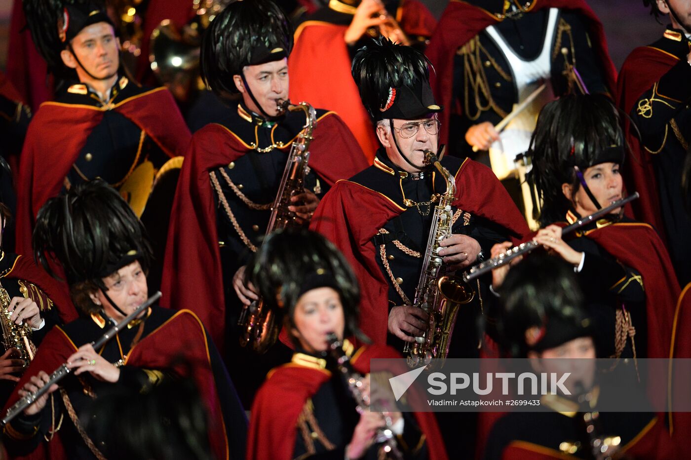 Closing ceremony of 2015 International Military Music Festival 'Spasskaya Tower'