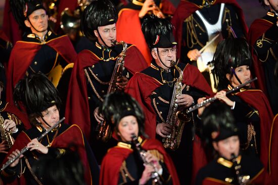 Closing ceremony of 2015 International Military Music Festival 'Spasskaya Tower'
