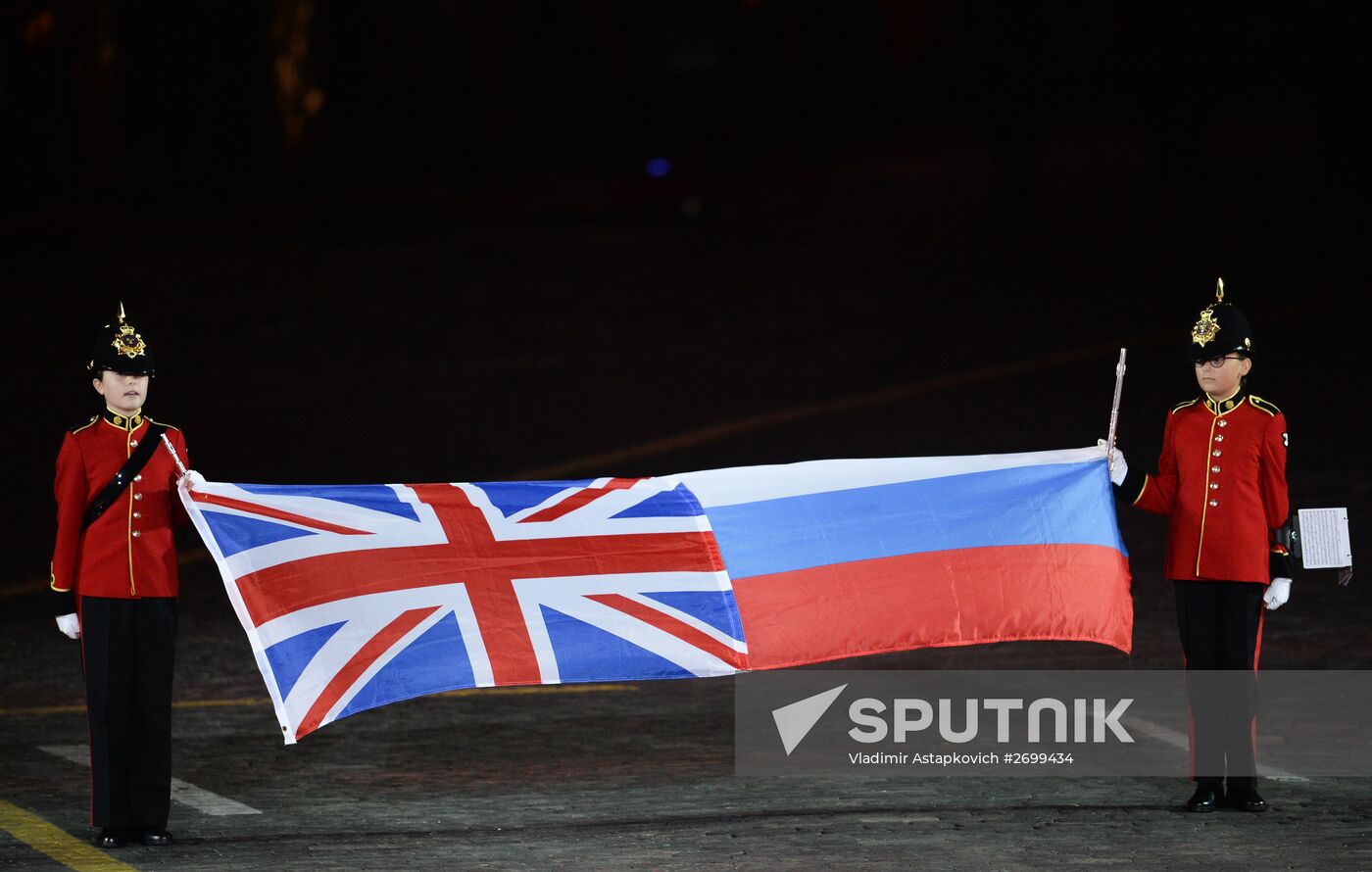 Closing ceremony of 2015 International Military Music Festival 'Spasskaya Tower'