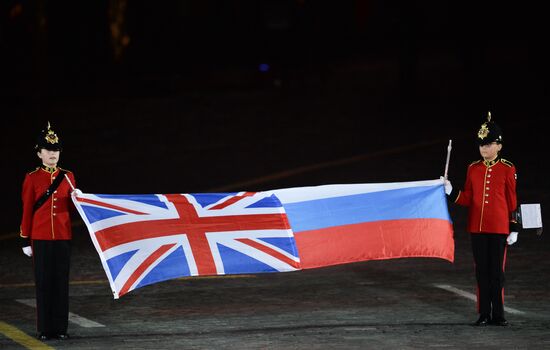 Closing ceremony of 2015 International Military Music Festival 'Spasskaya Tower'