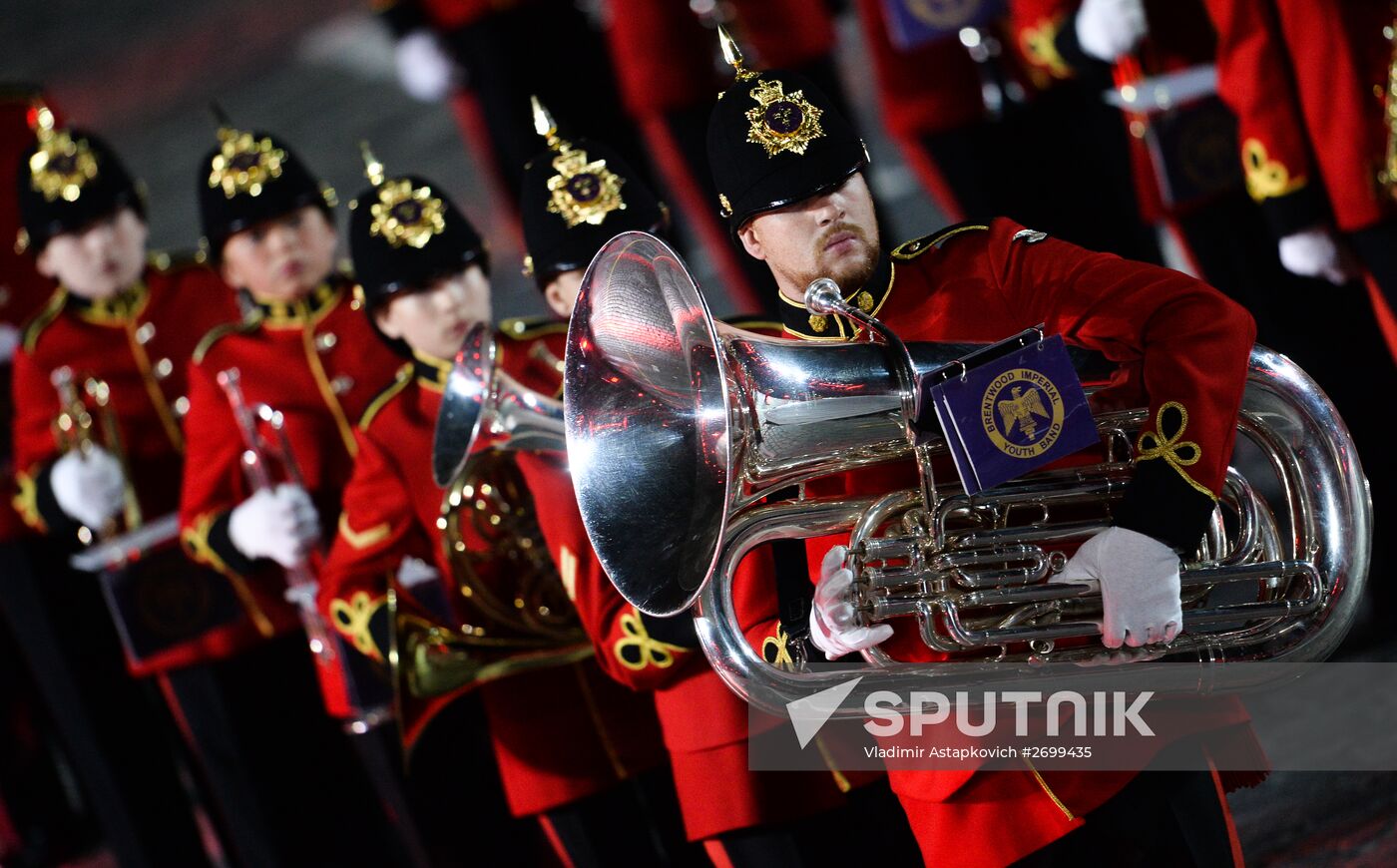 Closing ceremony of 2015 International Military Music Festival 'Spasskaya Tower'