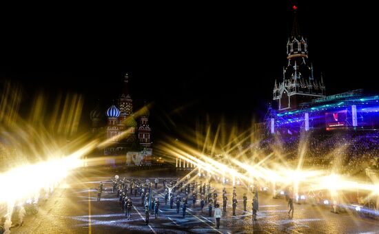 Closing ceremony of 2015 International Military Music Festival 'Spasskaya Tower'