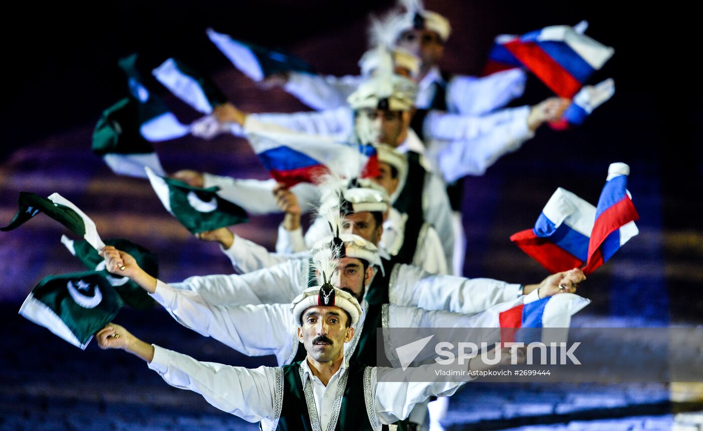 Closing ceremony of 2015 International Military Music Festival 'Spasskaya Tower'