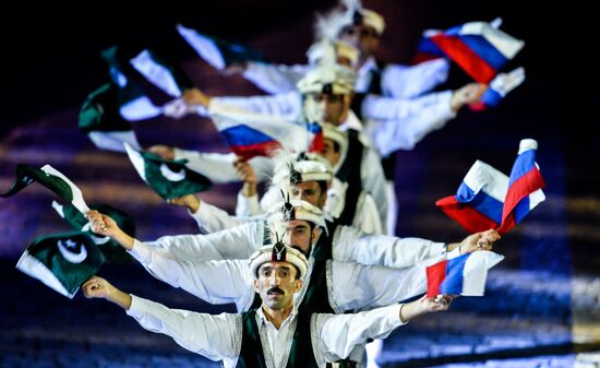 Closing ceremony of 2015 International Military Music Festival 'Spasskaya Tower'