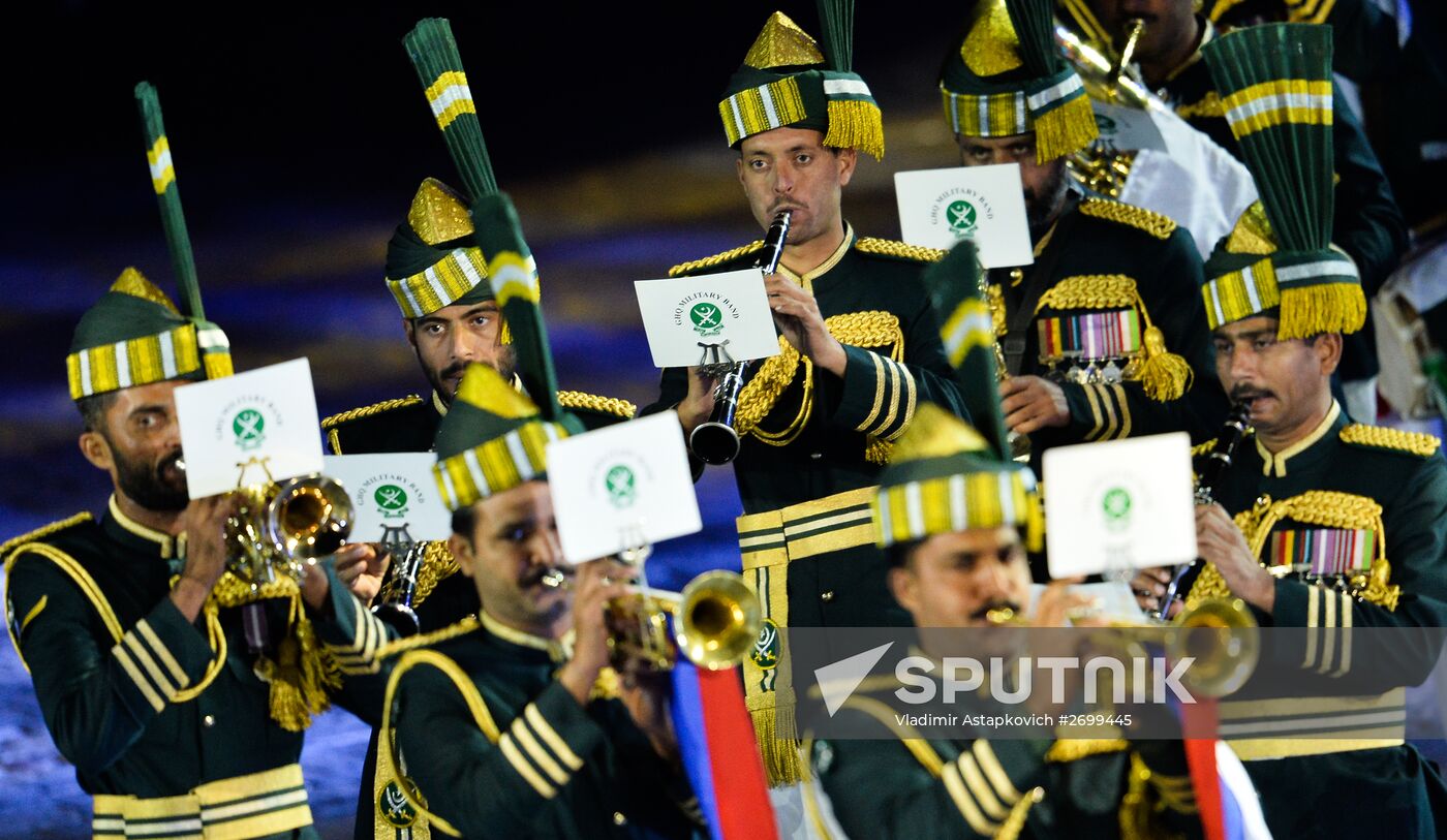 Closing ceremony of 2015 International Military Music Festival 'Spasskaya Tower'