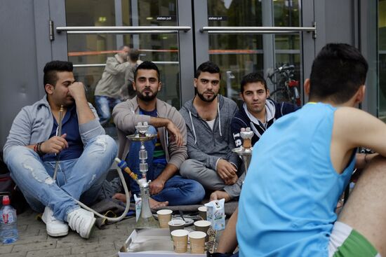 Refugees in Hamburg