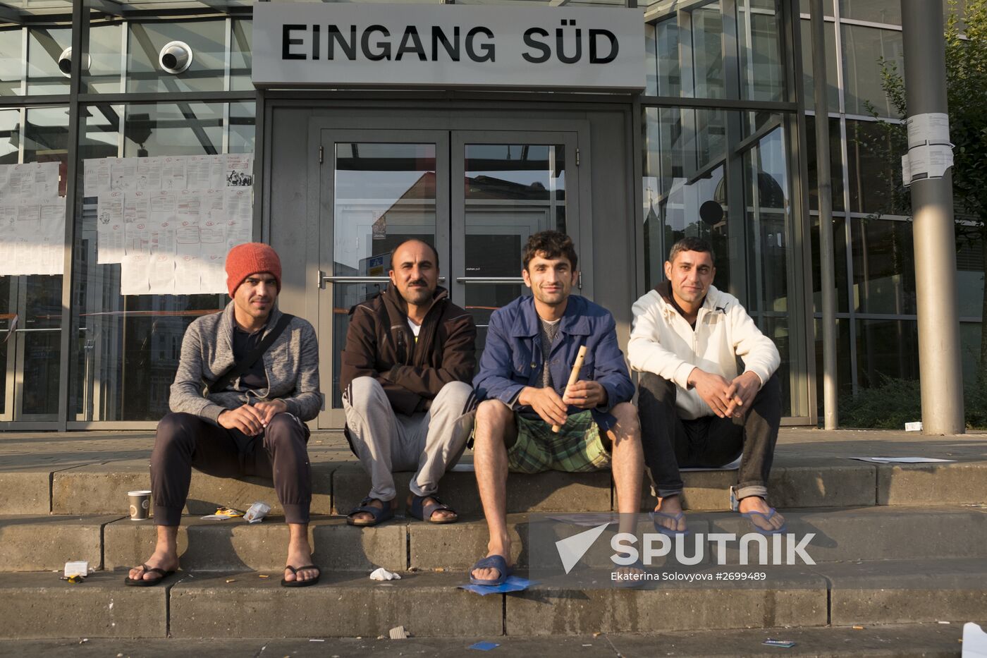 Refugees in Hamburg