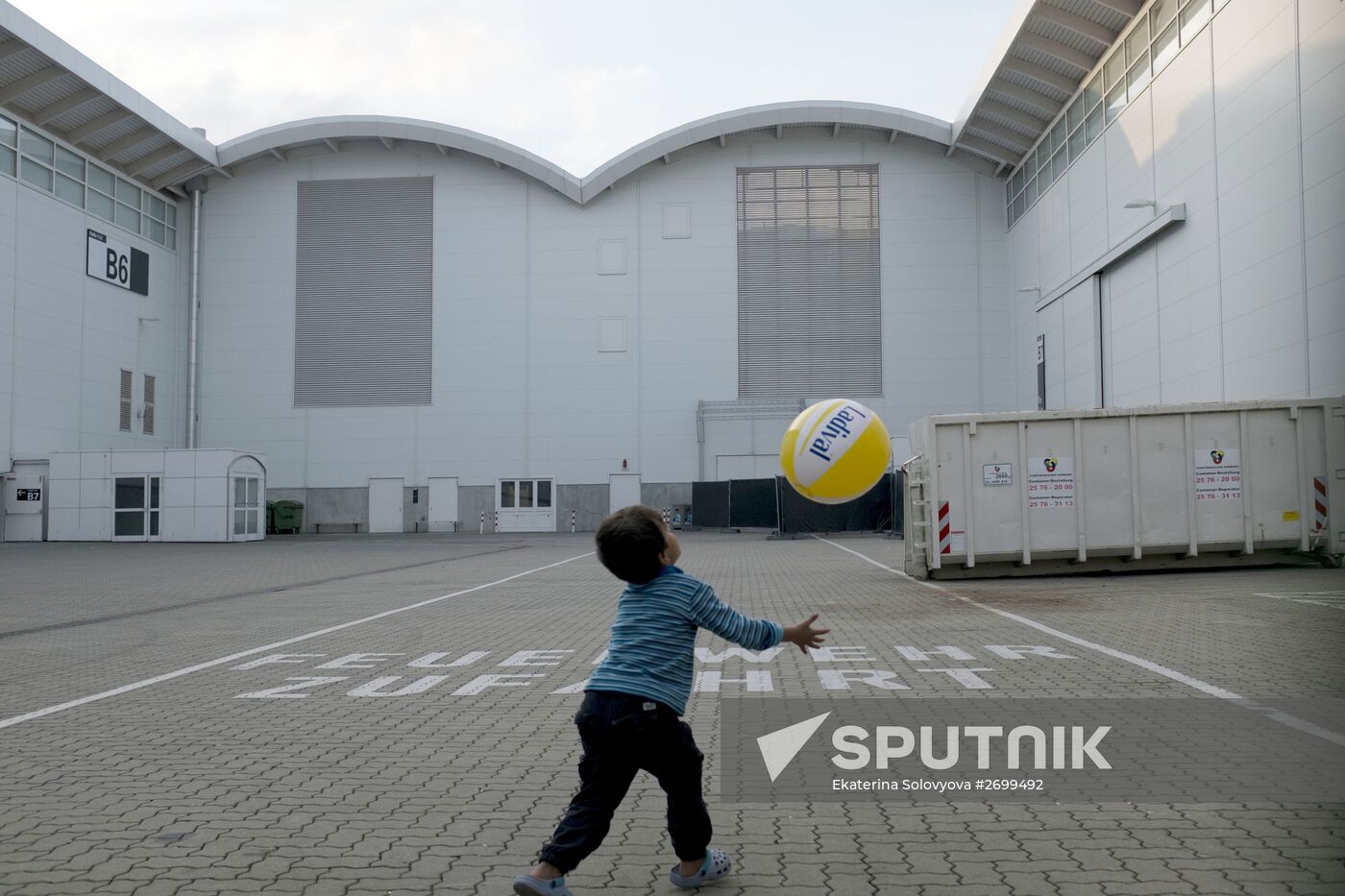 Refugees in Hamburg