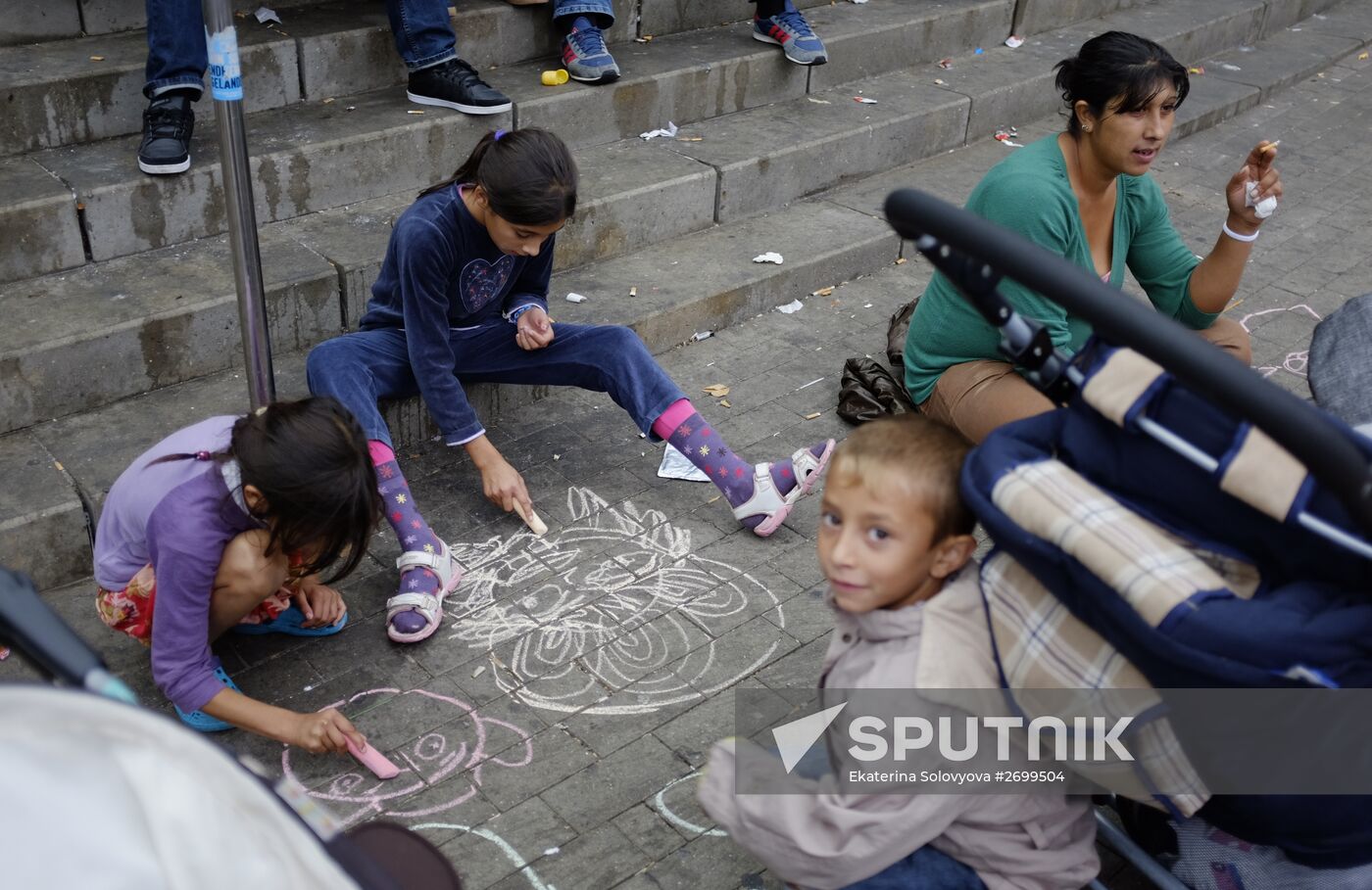 Refugees in Hamburg