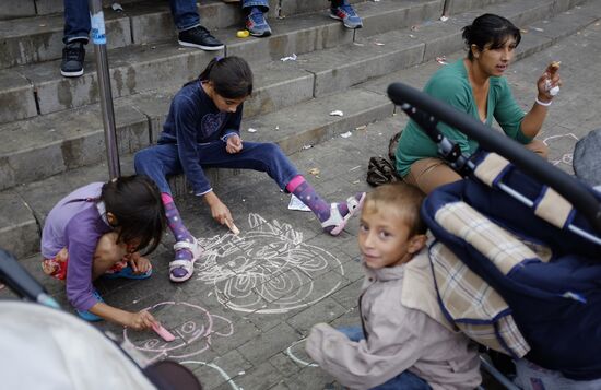 Refugees in Hamburg