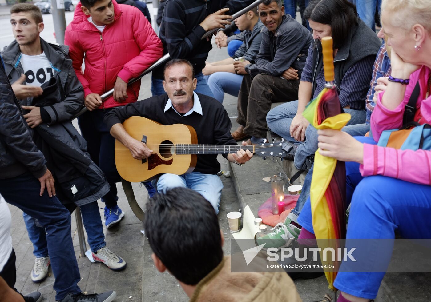 Refugees in Hamburg