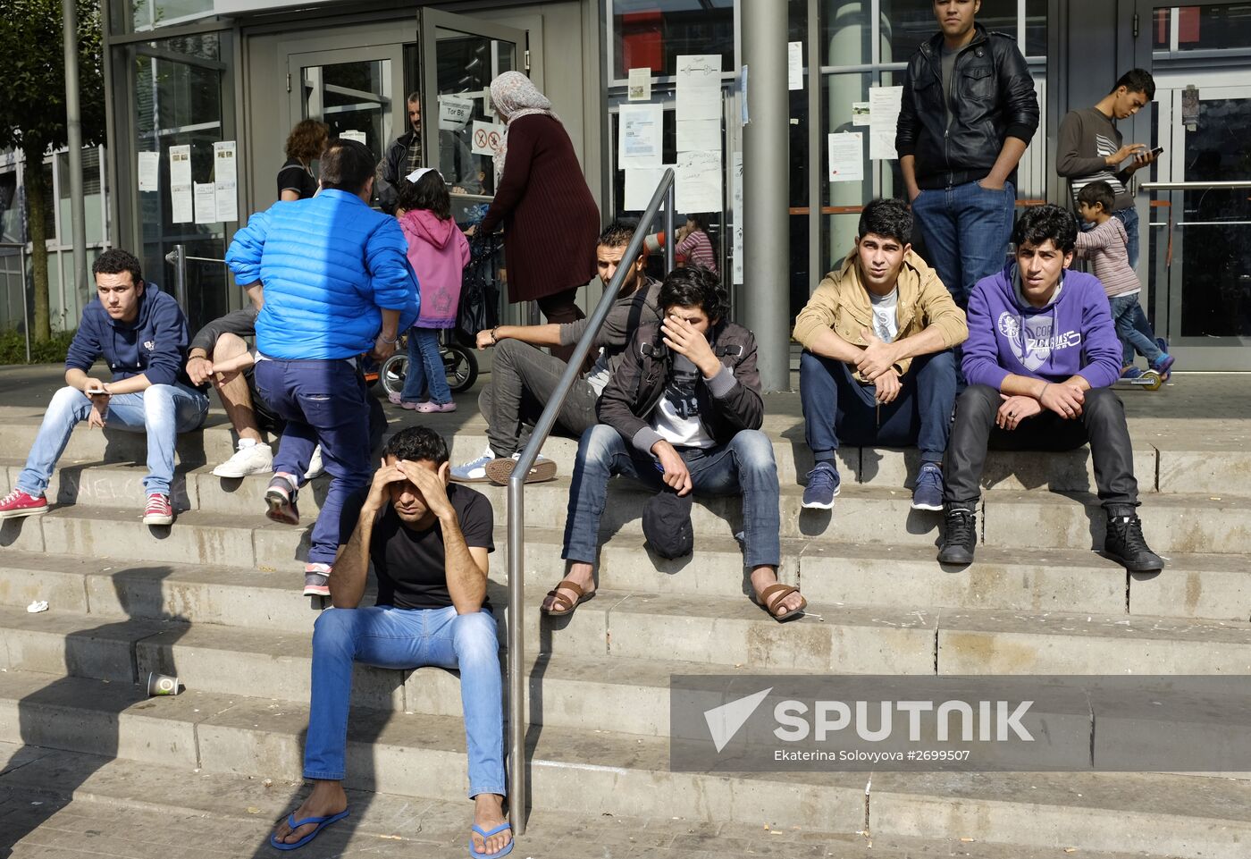 Refugees in Hamburg