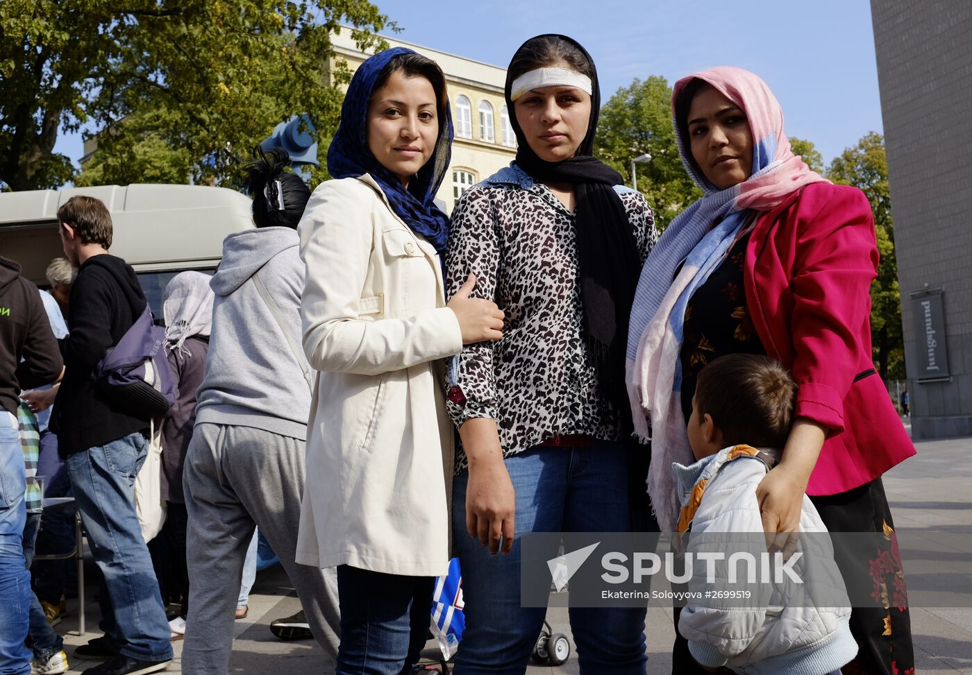 Refugees in Hamburg