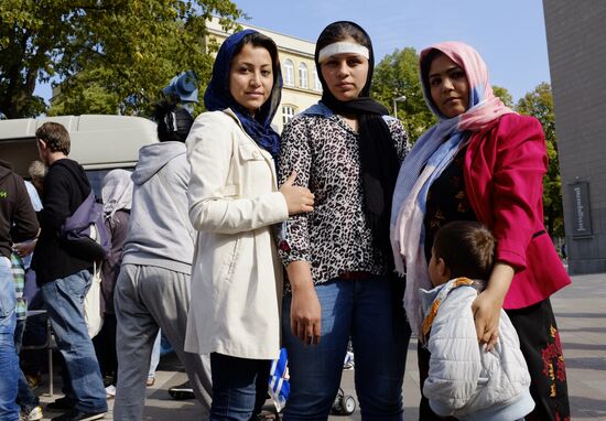 Refugees in Hamburg