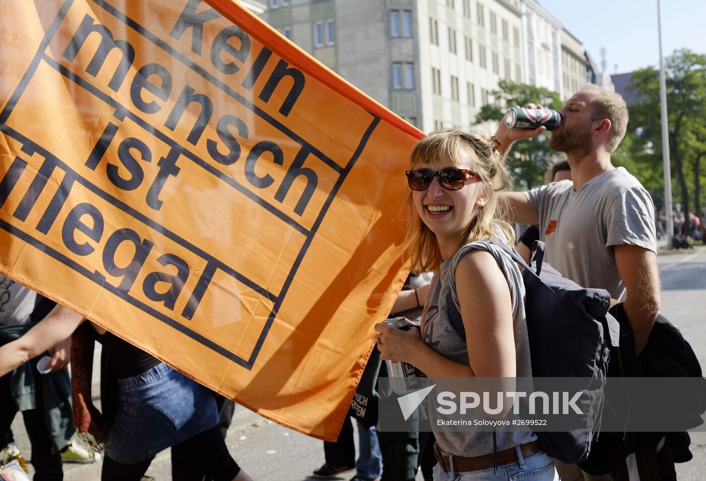 Refugees in Hamburg