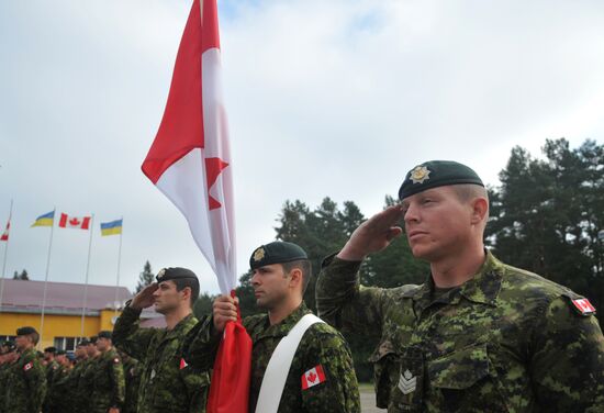 Joint Ukrainian-Canadian drill kicks off in Lviv Region
