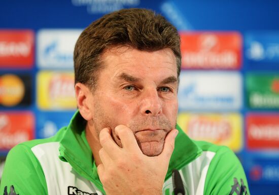 UEFA Champions League. VfL Wolfsburg training