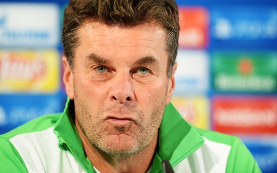 UEFA Champions League. VfL Wolfsburg training