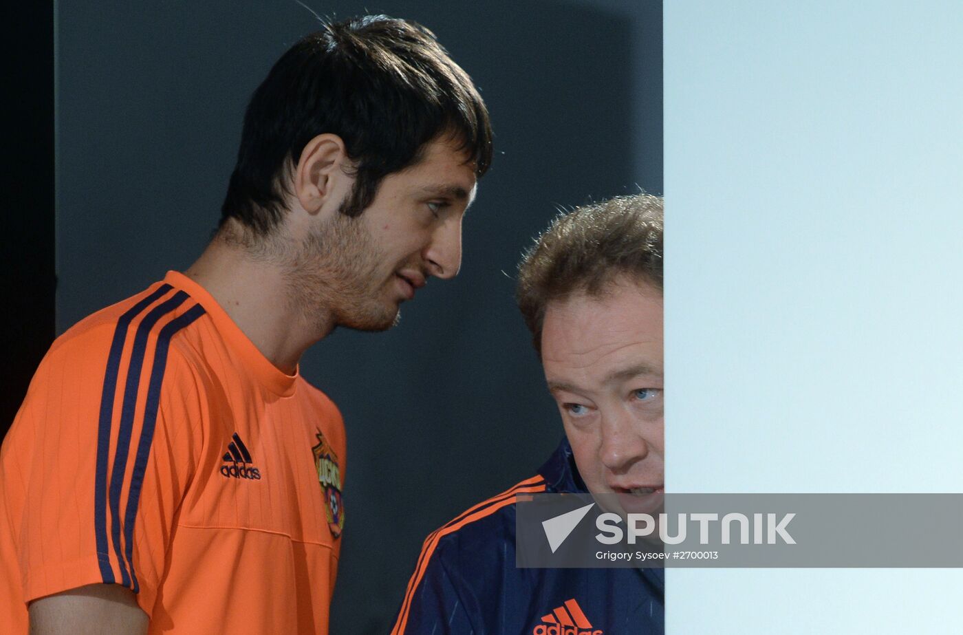 Football. UEFA Champions League. PFC CSKA training session