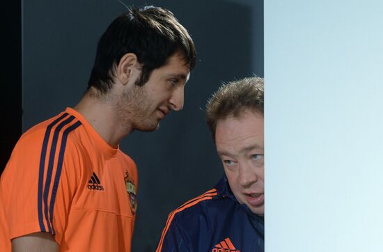 Football. UEFA Champions League. PFC CSKA training session