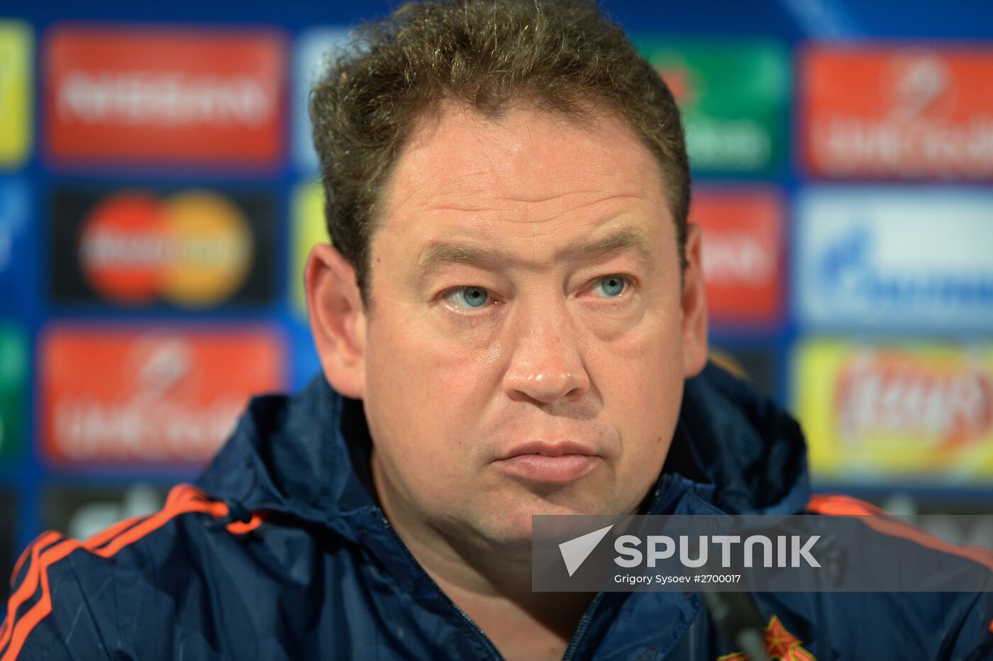 Football. UEFA Champions League. PFC CSKA training session