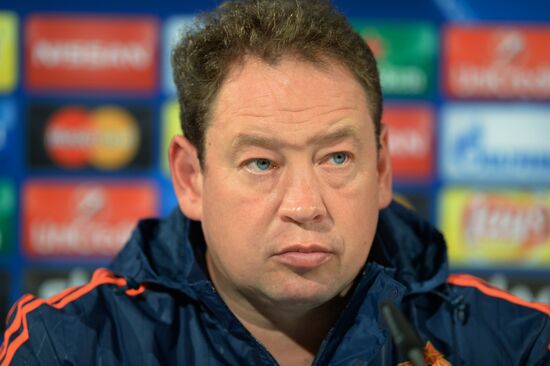 Football. UEFA Champions League. PFC CSKA training session