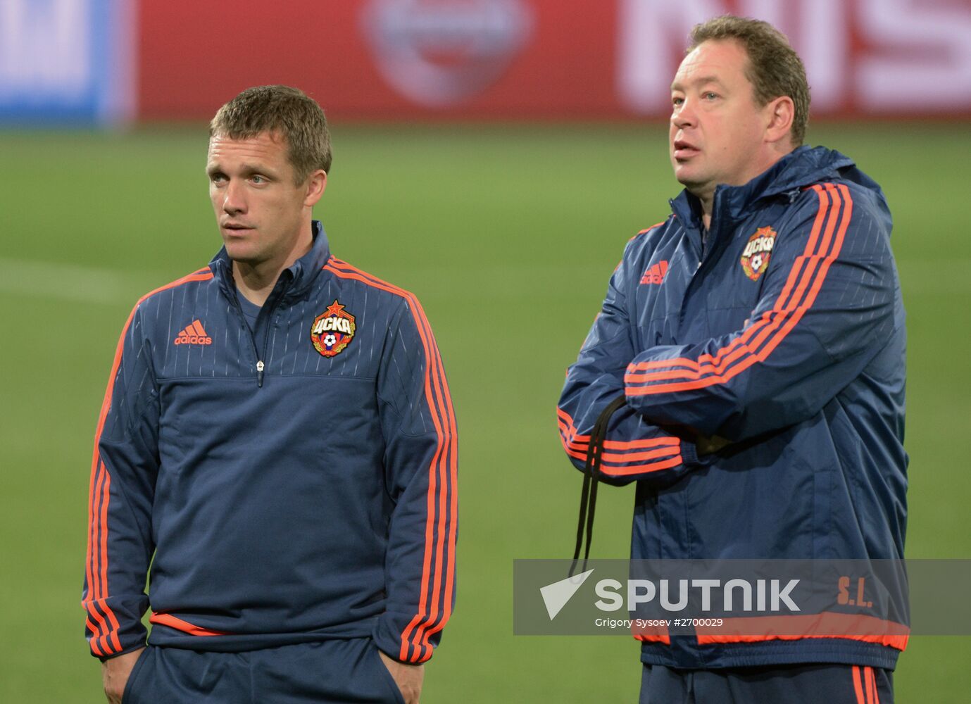 Football. UEFA Champions League. PFC CSKA training session