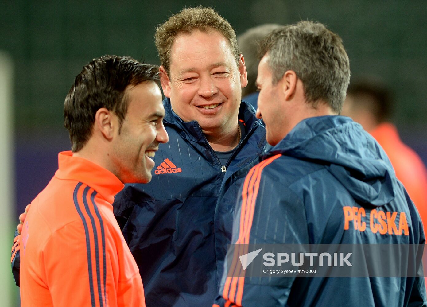 Football. UEFA Champions League. PFC CSKA training session
