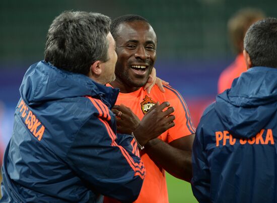 Football. UEFA Champions League. PFC CSKA training session