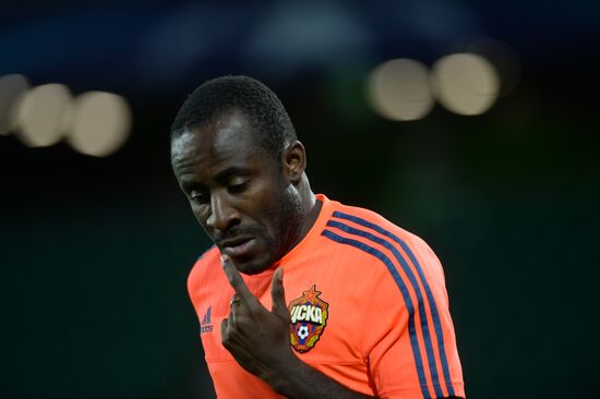 Football. UEFA Champions League. PFC CSKA training session