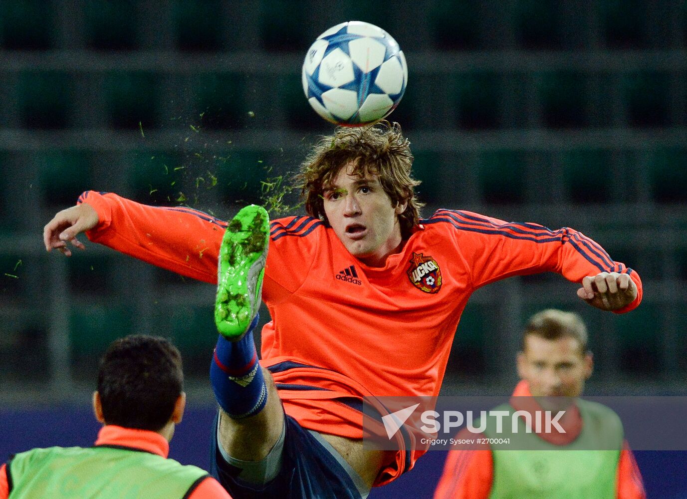 Football. UEFA Champions League. PFC CSKA training session