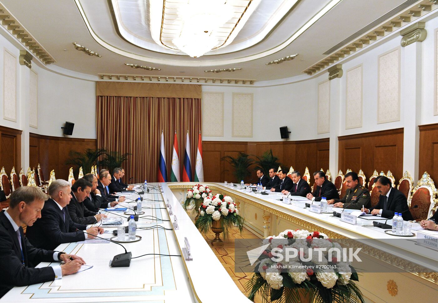 Russian President Vladimir Putin attends Collective Security Treaty Organization summit in Tajikistan