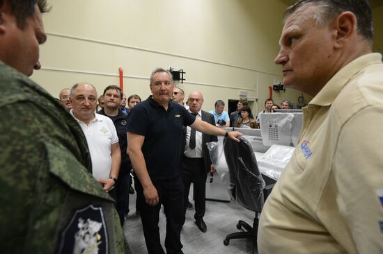 Dmitry Rogozin inspects technical and launch facilities at the Vostochny Space Launch Center