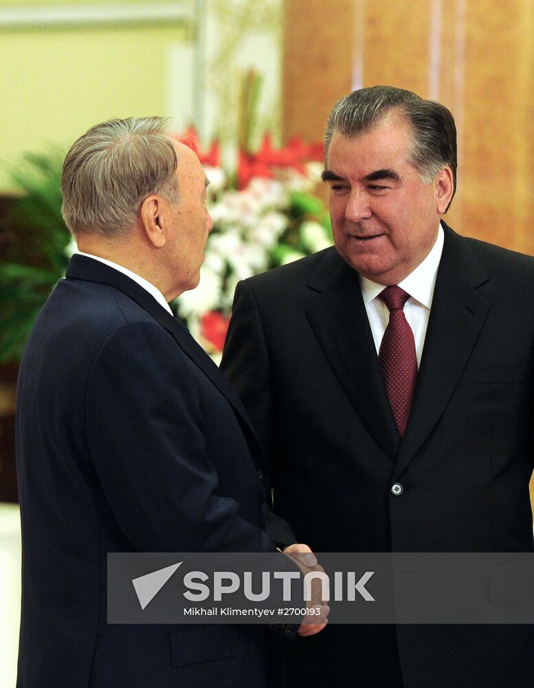 Russian President Vladimir Putin attends Collective Security Treaty Organization summit in Tajikistan