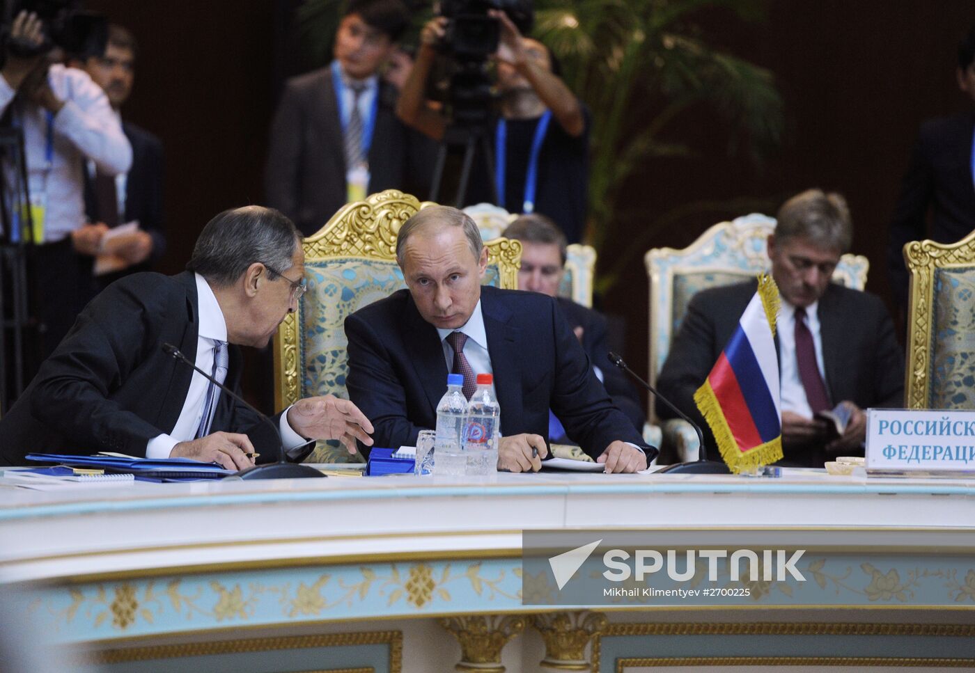 Russian President Vladimir Putin attends Collective Security Treaty Organization summit in Tajikistan