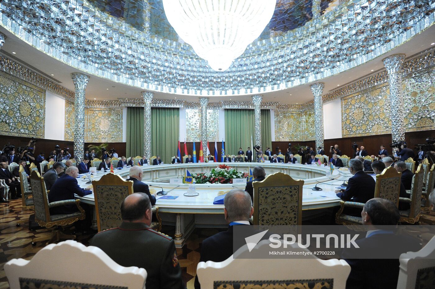 Russian President Vladimir Putin attends Collective Security Treaty Organization summit in Tajikistan