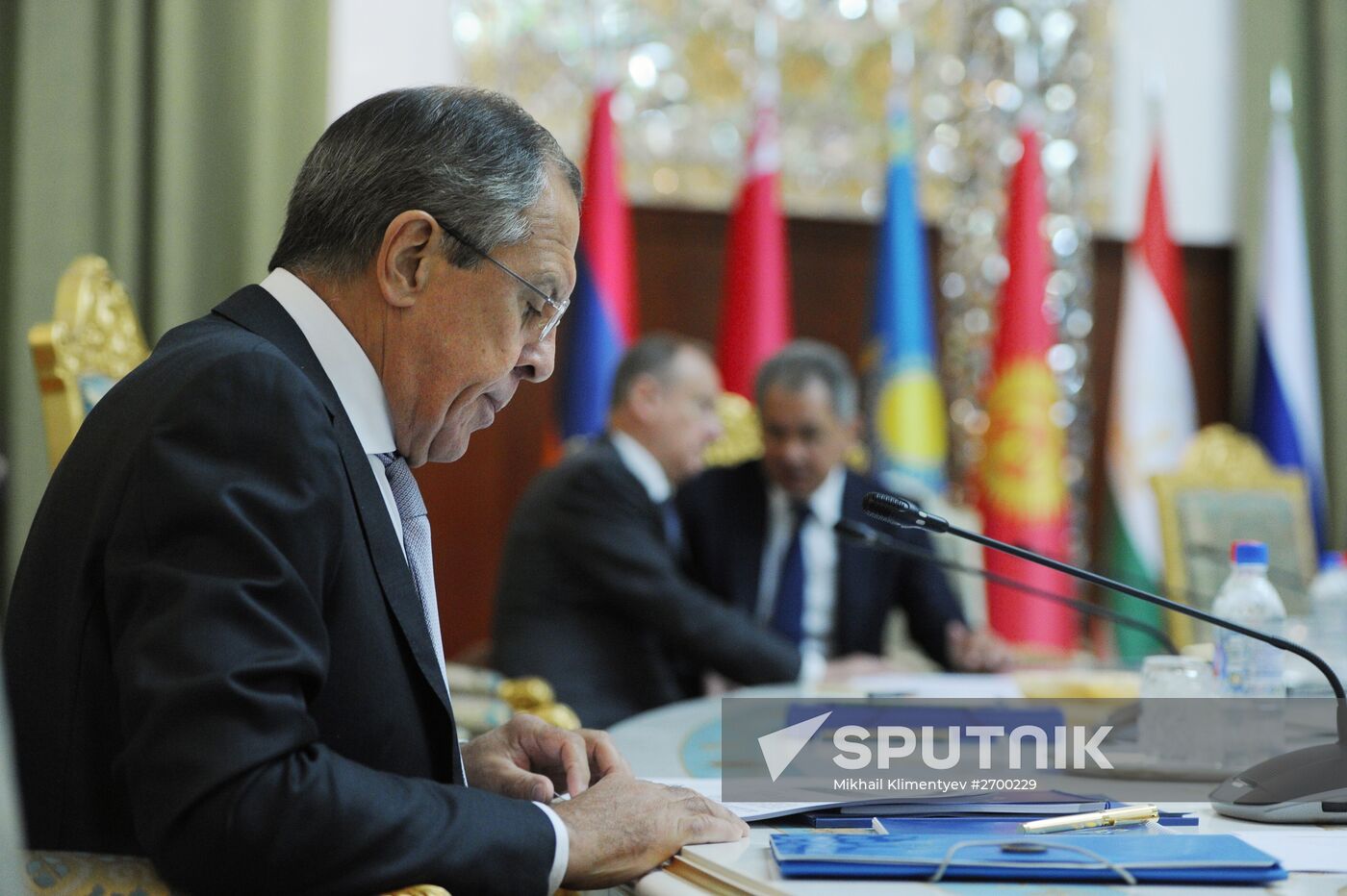 Russian President Vladimir Putin attends Collective Security Treaty Organization summit in Tajikistan