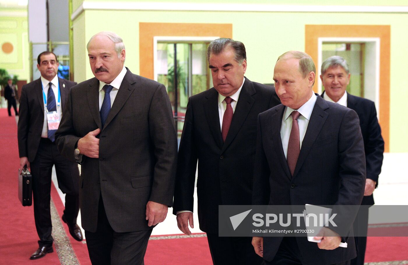 Russian President Vladimir Putin attends Collective Security Treaty Organization summit in Tajikistan