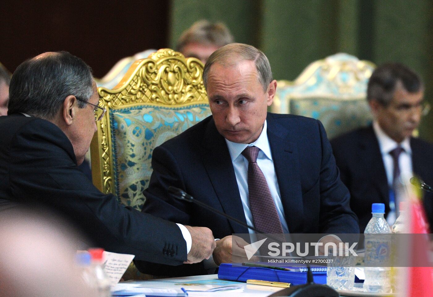 Russian President Vladimir Putin attends Collective Security Treaty Organization summit in Tajikistan